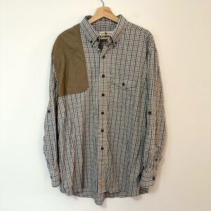 Onward Reserve Button Up Padded Hunting Shooting Plaid Shirt
